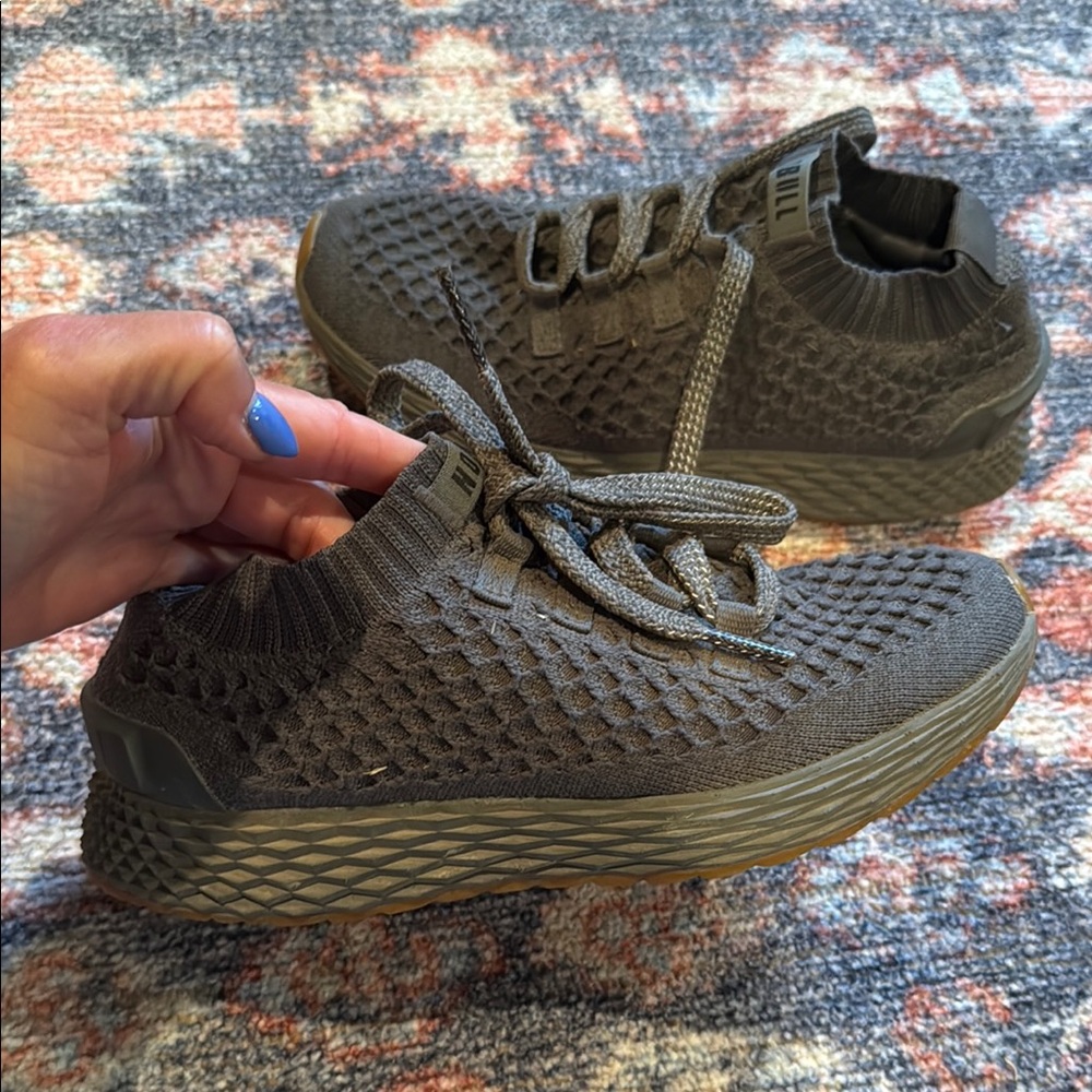 NOBULL Gray Knit Sneakers